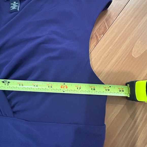 American Living Sheath Dress Purple V-Neck Size 16 - Picture 9 of 10